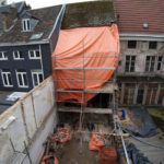 Façade en intérieur d'îlot Liège